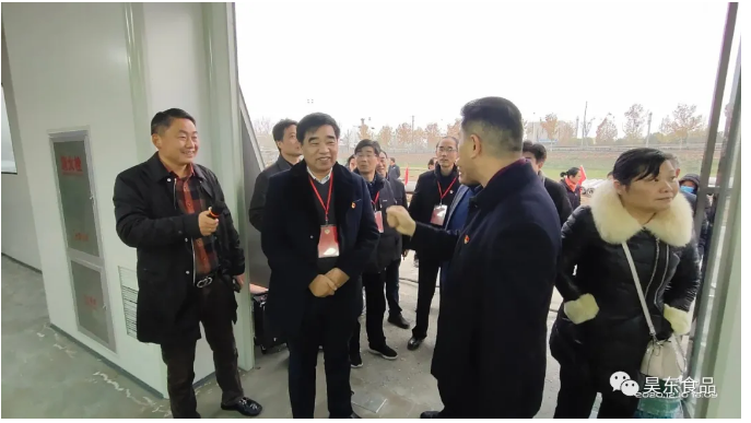县政协调研组一行走进昊东食品开展灾后重建调研